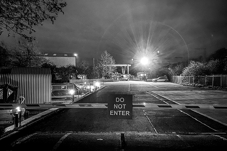 Night Time VII B+W image